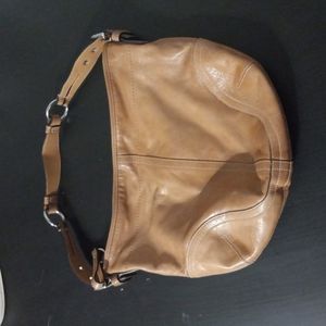 Leather Coach purse